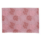 Housse de coussin à motif sans couture de rose col (devant)