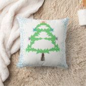 Housse de Coussin Arbre de Noël Étincelant (Couverture)