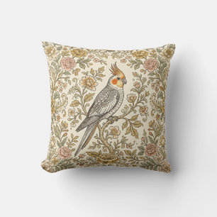 Housse de Coussin de Jardin avec Perruche