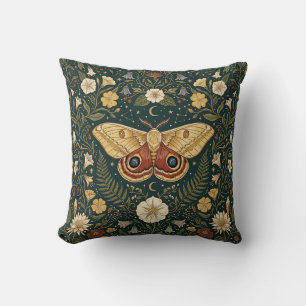 Housse de Coussin Décoratif de Papillon de Nuit Fl