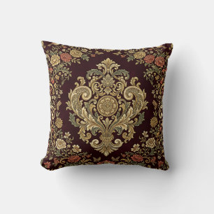 Housse de coussin en damas victorien