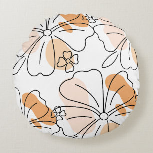 Housse de coussin floral aquarelle abstraite - Mod