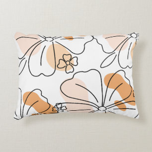 Housse de coussin floral aquarelle abstraite - Mod