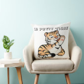 Housse de Coussin Kawaii avec Adorable Tigre (Chaise)