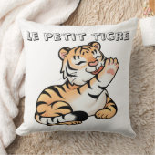 Housse de Coussin Kawaii avec Adorable Tigre (Couverture)