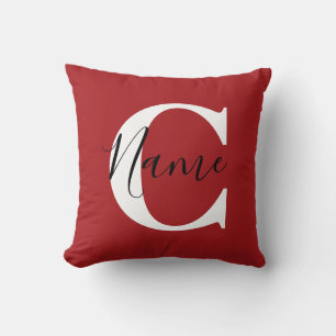 Housse de coussin personnalisée avec nom Coussin p