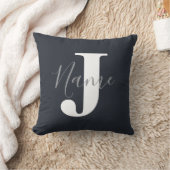 Housse de coussin personnalisée avec nom Coussin p (Couverture)