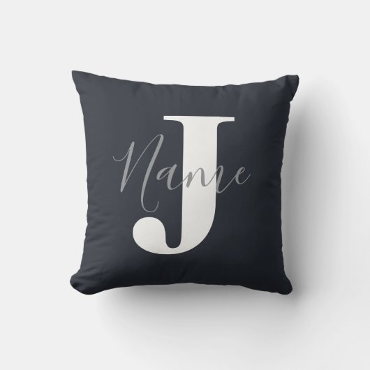 Housse de coussin personnalisée avec nom Coussin p (Recto)