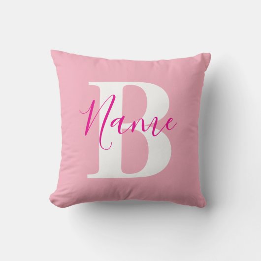 Housse de coussin personnalisée avec nom Coussin p (Recto)