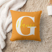 Housse de coussin personnalisée avec nom Coussin p (Couverture)