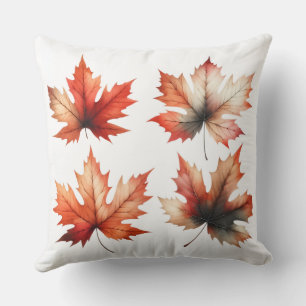 Housse de coussin style aquarelle Citrouille