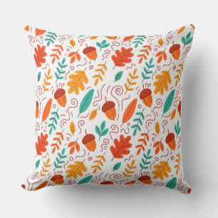 Housse de coussin style aquarelle Citrouille