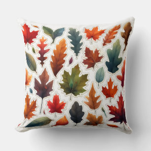 Housse de coussin style aquarelle Citrouille