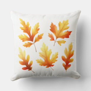 Housse de coussin style aquarelle Citrouille
