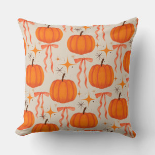 Housse de coussin style aquarelle Citrouille
