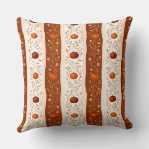 Housse de coussin style aquarelle Citrouille