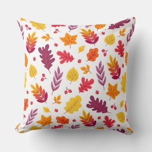 Housse de coussin style aquarelle Citrouille