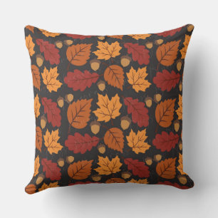 Housse de coussin style citrouille aquarelle