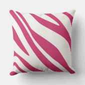 Housse de Coussin Zèbre Design Choisir une couleur (Verso)