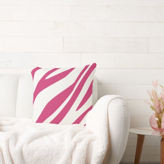 Housse de Coussin Zèbre Design Choisir une couleur (Canapé)
