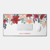 Housse de feuillage à monogramme tendance botaniqu (Clavier et souris)