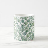 Housse de mug à feuilles d'eucalyptus aquarelle sa (Centre)