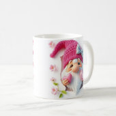 Housse de mug gnome mignon 3d, housse de mug desig (Devant droit)