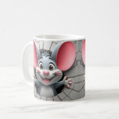 Housse de mug souris mignonne 3D, conception de ho (Devant gauche)