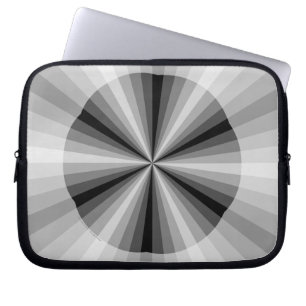 Housse de Ordinateur Portable Noir Illusion d'Opti