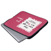 Housse de protection pour ordinateur portable - RE (Devant bas)