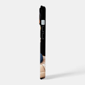 Housse de téléphone fille noire de mode – Luxe est (Côté gauche)