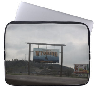 Housse d'ordinateur portable Bienvenue au Wyoming