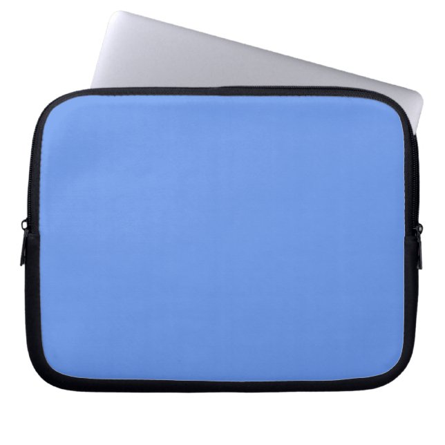 Housse d'ordinateur portable bleu barbeau (Devant)
