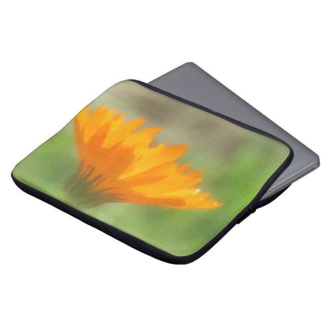 Housse d'ordinateur portable - Calendula (Devant haut)