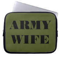 Housse d'ordinateur portable Femme de l'armée