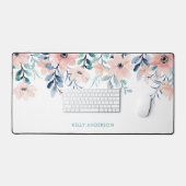 Housse d'ordinateur portable florale botanique ave (Clavier et souris)