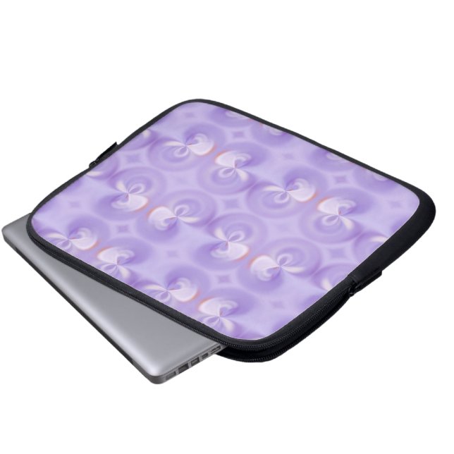 Housse d'ordinateur portable violette (Devant bas)