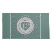 Housse D'oreillers 10e, 11e, 20e, 25e anniversaire de Mariage (Dos-gauche)