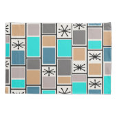 Housse D'oreillers 1950 L'Âge Atomique Rectangle Starbursts (Dos)