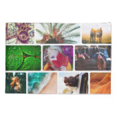 Housse D'oreillers 20 Photo Coussin Modèle Coque Collage blanc (Dos)