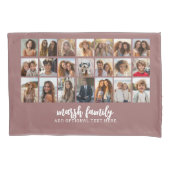 Housse D'oreillers 21 Collage photo - 3 rangées 7 colonnes (devant)