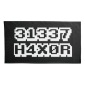 HOUSSE D'OREILLERS 31337 H4X0R (Dos-Droit)