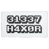 HOUSSE D'OREILLERS 31337 H4X0R (devant-gauche)