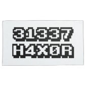 HOUSSE D'OREILLERS 31337 H4X0R (devant-Droit)