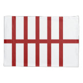 Housse D'oreillers 5 a bissecté les lignes rouges (Dos-gauche)