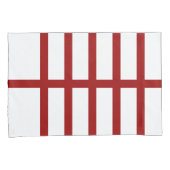 Housse D'oreillers 5 a bissecté les lignes rouges (devant-Droit)