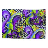 Housse D'oreillers 80 s Art Deco Geometric Pattern (Dos)