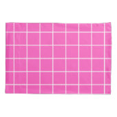 Housse D'oreillers 80s Chats Nom Pink Geometry Memphis Motif (Dos-gauche)