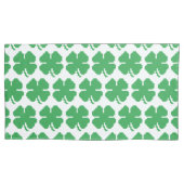 Housse D'oreillers 8 bits Pixel Lucky Four Leaf Clocher (devant-gauche)