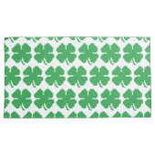 Housse D'oreillers 8 bits Pixel Lucky Four Leaf Clocher (devant-Droit)